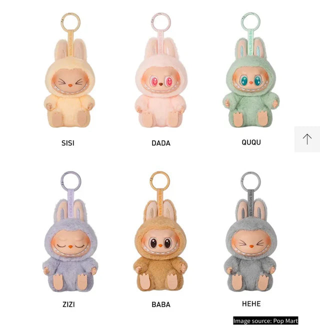 Labubu Sentado Sortido - Receba um aleatório