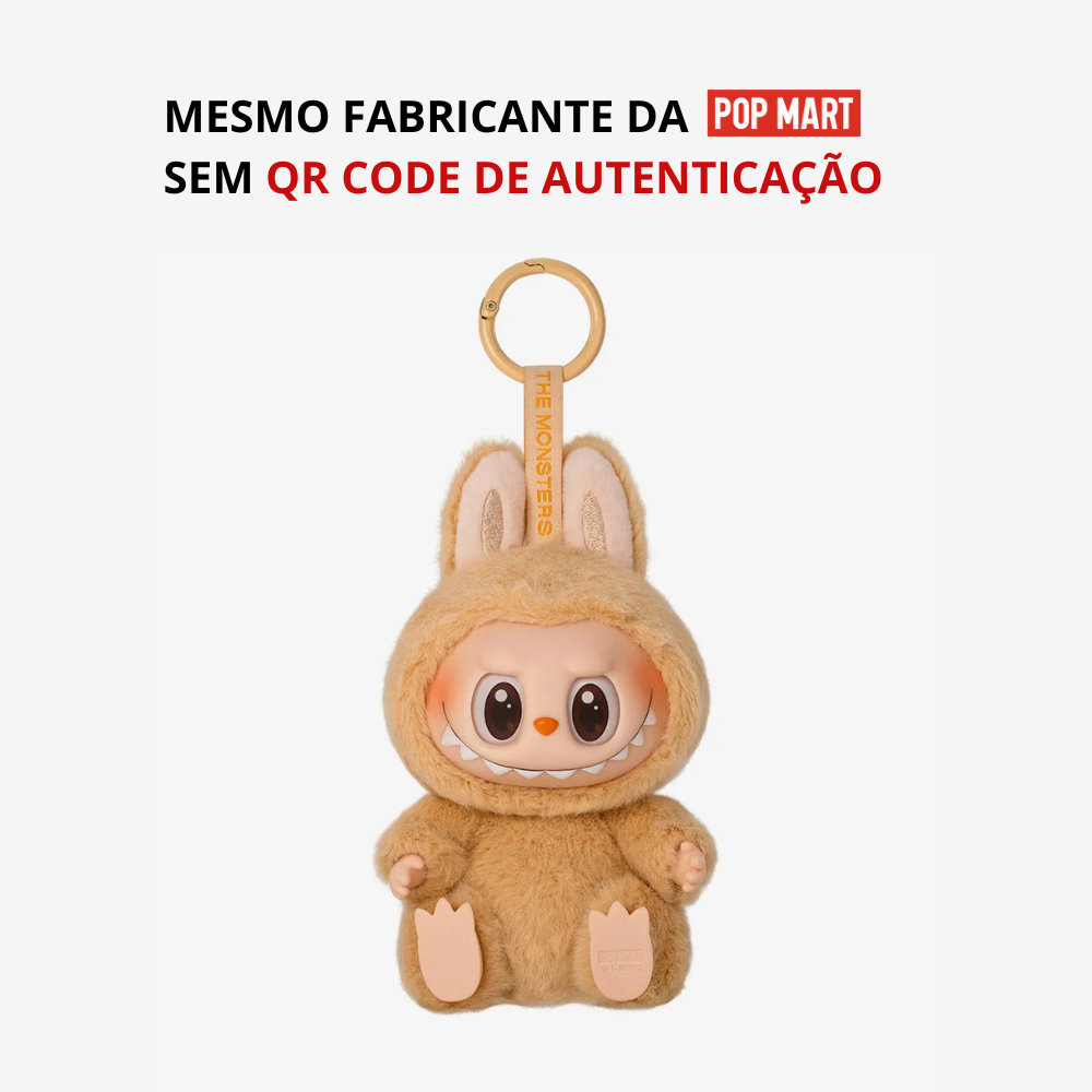 Labubu sentado Amarelo