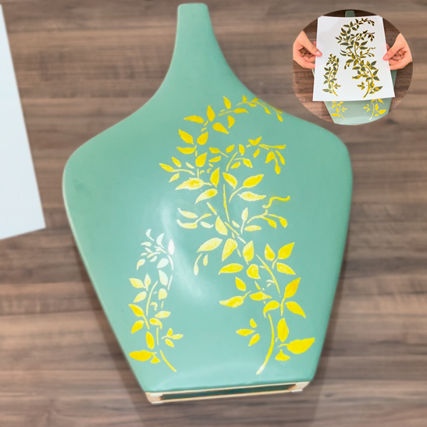 4Pcs/A4 - Stencils Flores do Campo