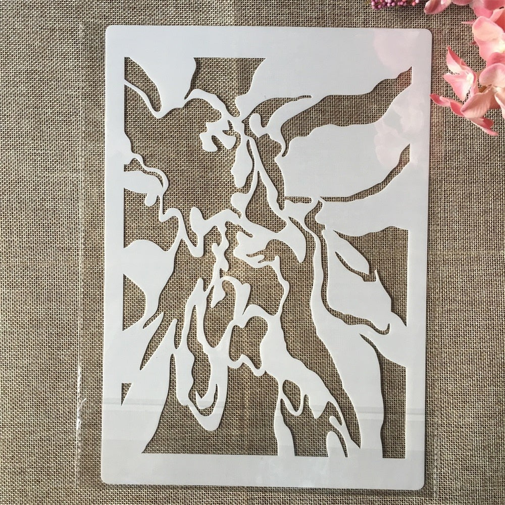 4 pcs Stencils Veleiro e Farol