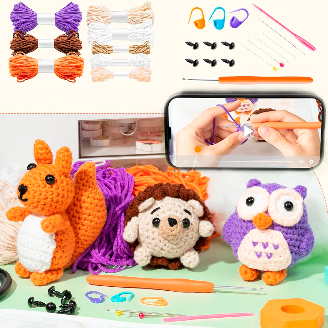 kits de crochê para iniciantes