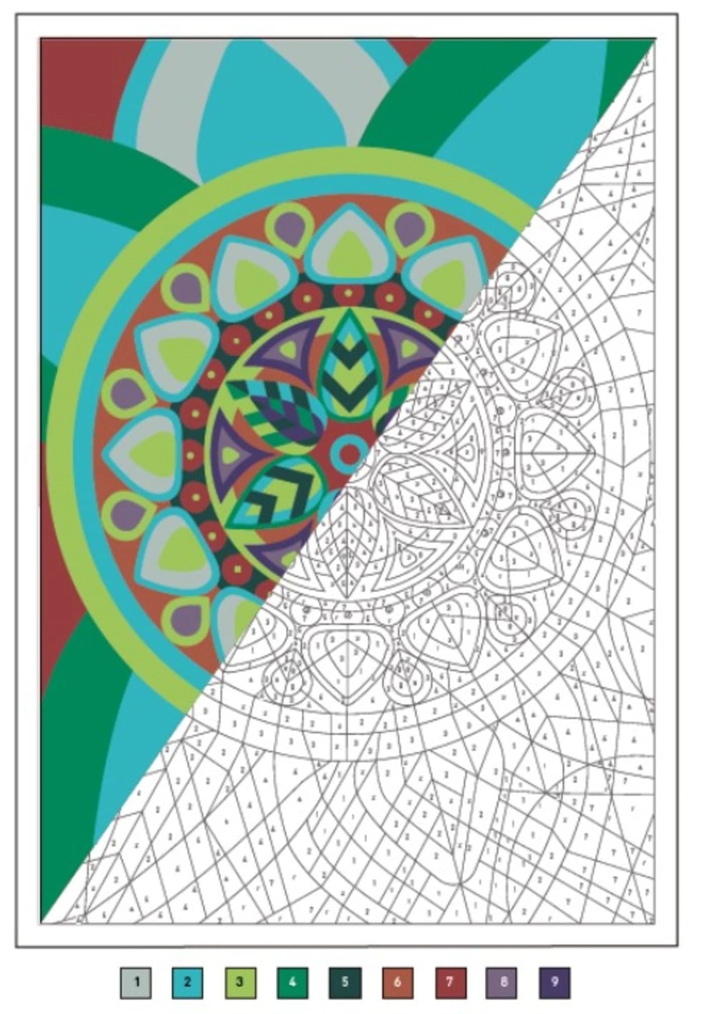 Pintura Numerada: Mandalas