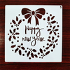 12 Pcs Stencils Feliz Natal