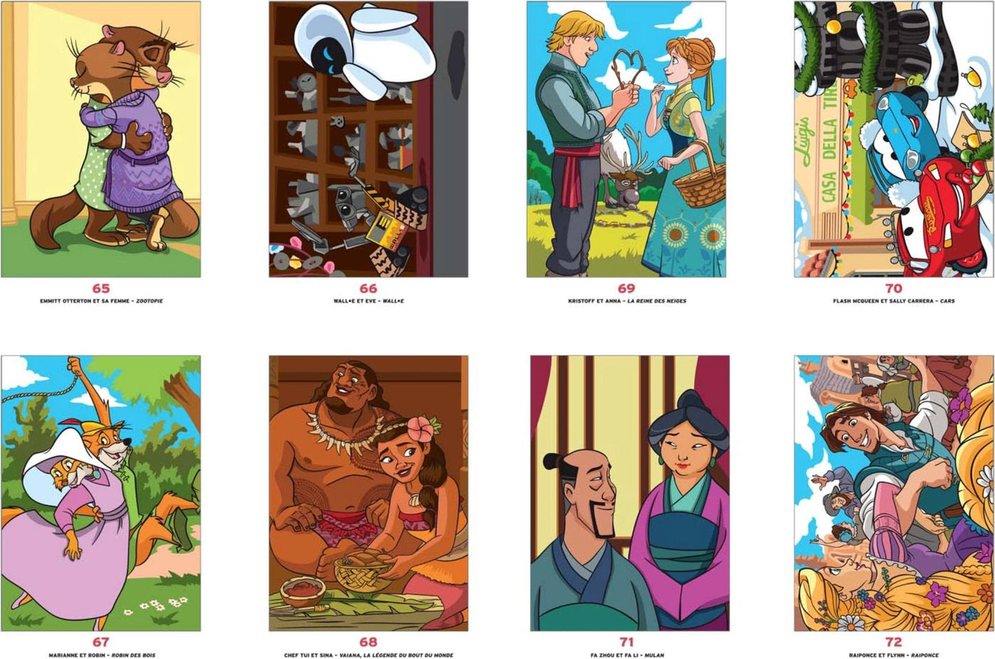Pintura Numerada: Histórias de Amor da Disney