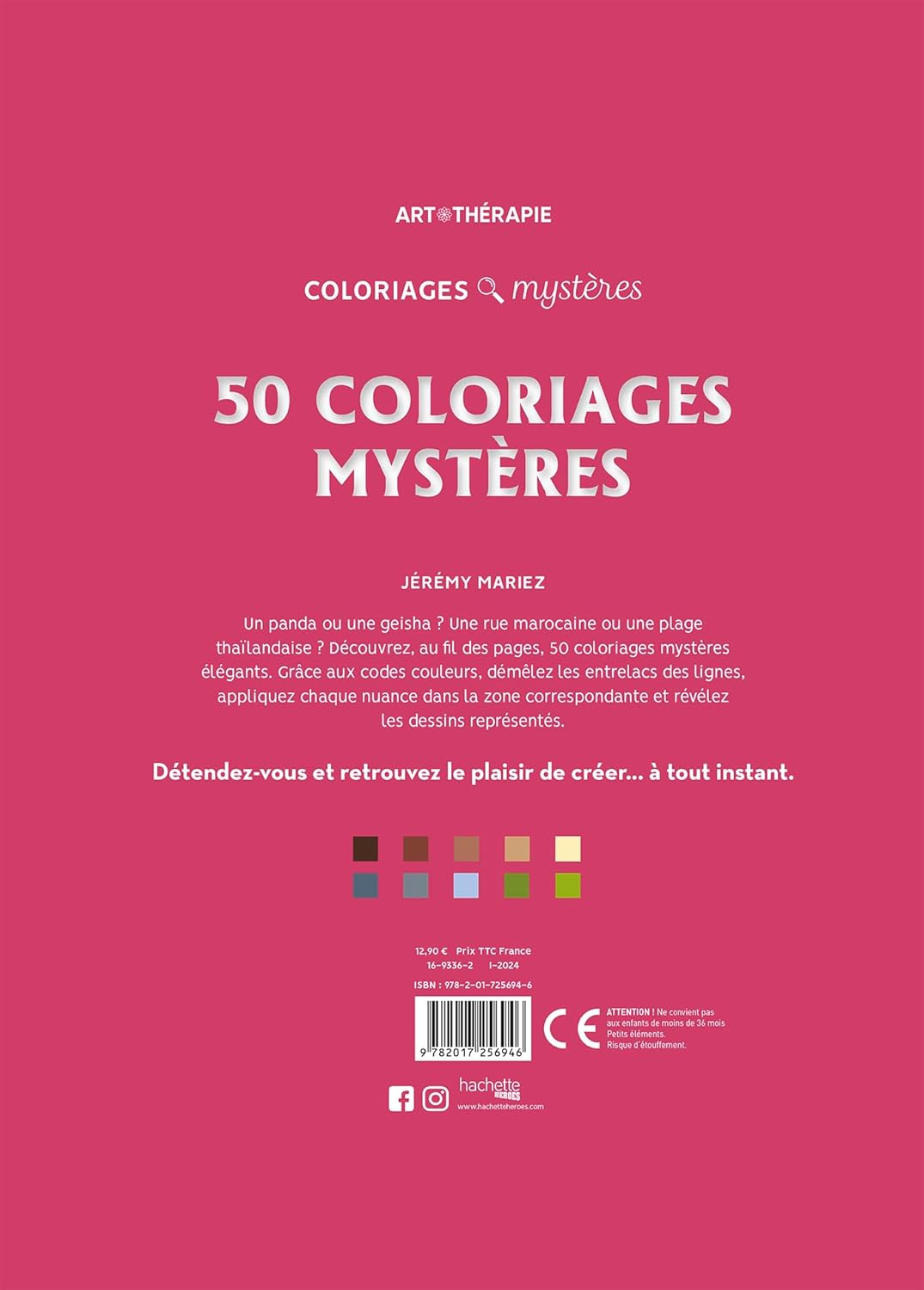 50 coloriages mystères - Pintura Numerada