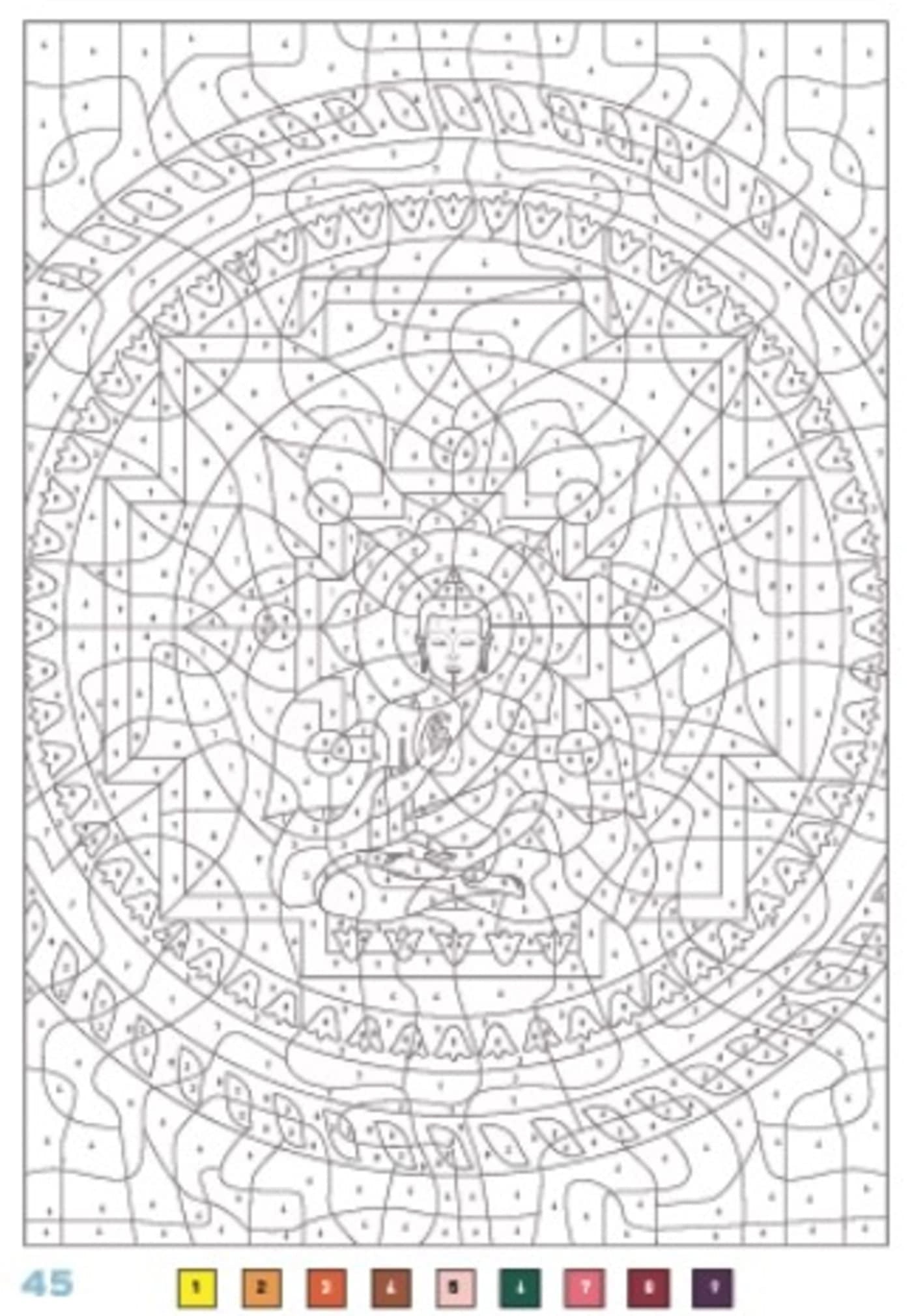 Pintura Numerada: Mandalas