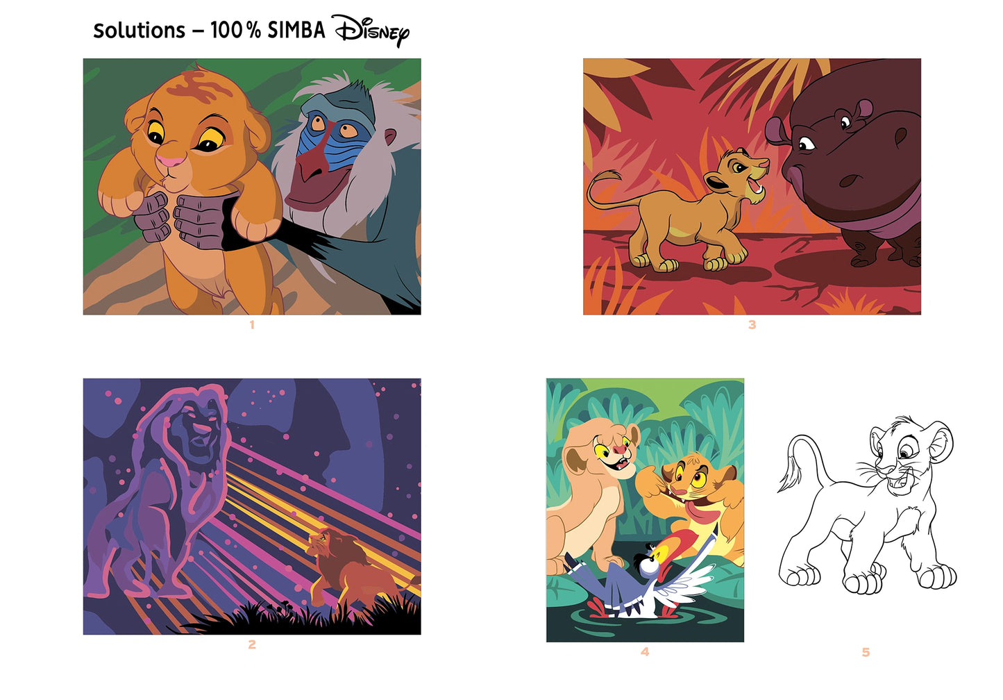 Pintura Numerada: Simba