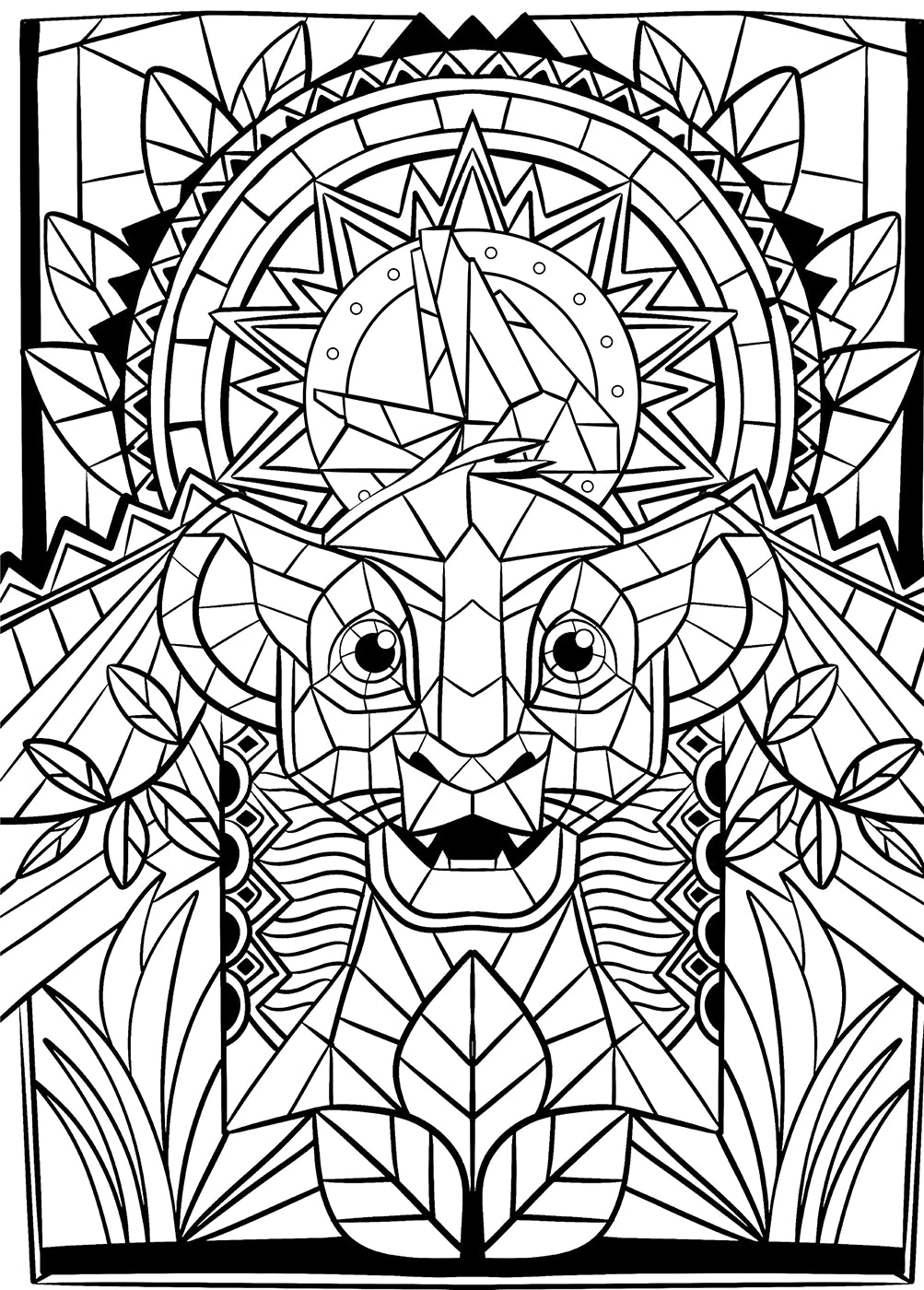 Pintura Numerada: Simba