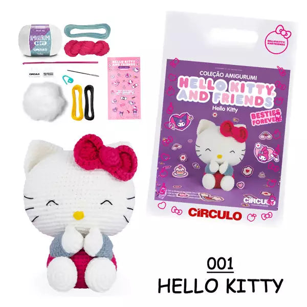 Coleção Hello Kitty e amigas: 3 personagens DIY