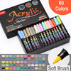 Canetas Color Brush - tonalidade fosca