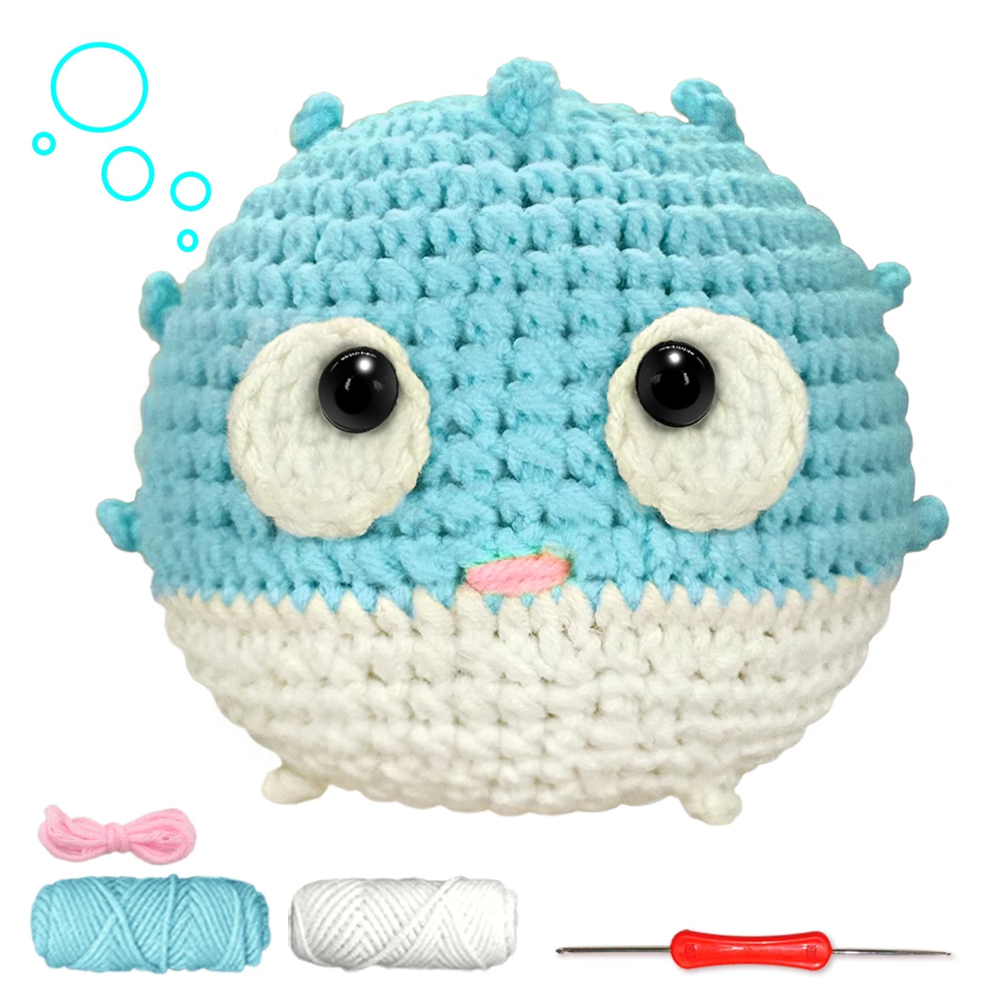 Kit de crochê com tema animal