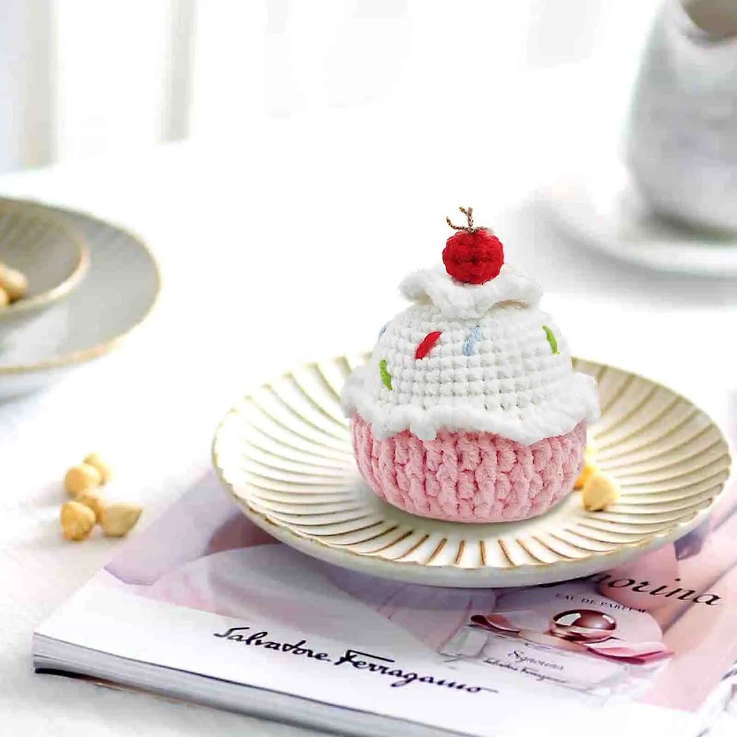 1 conjunto de crochê de bolo para iniciantes