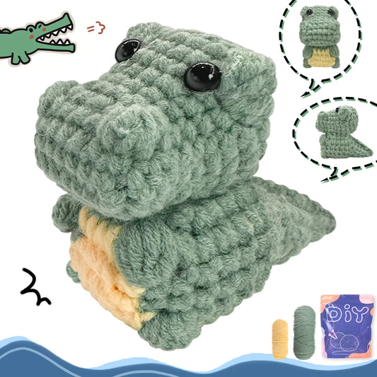 1pc mini conjunto de tecelagem de crocodilo