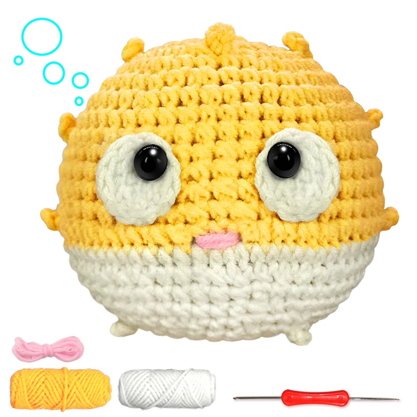 Kit de crochê com tema animal