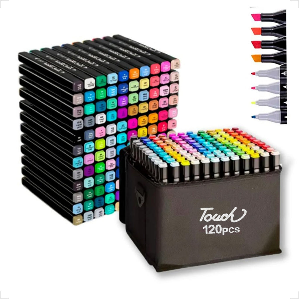 Canetinhas de Pintura de Ponta Dupla