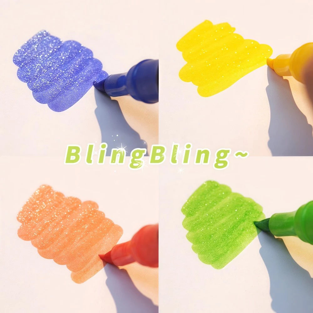 Canetas GliMax (ponta dupla cintilante)