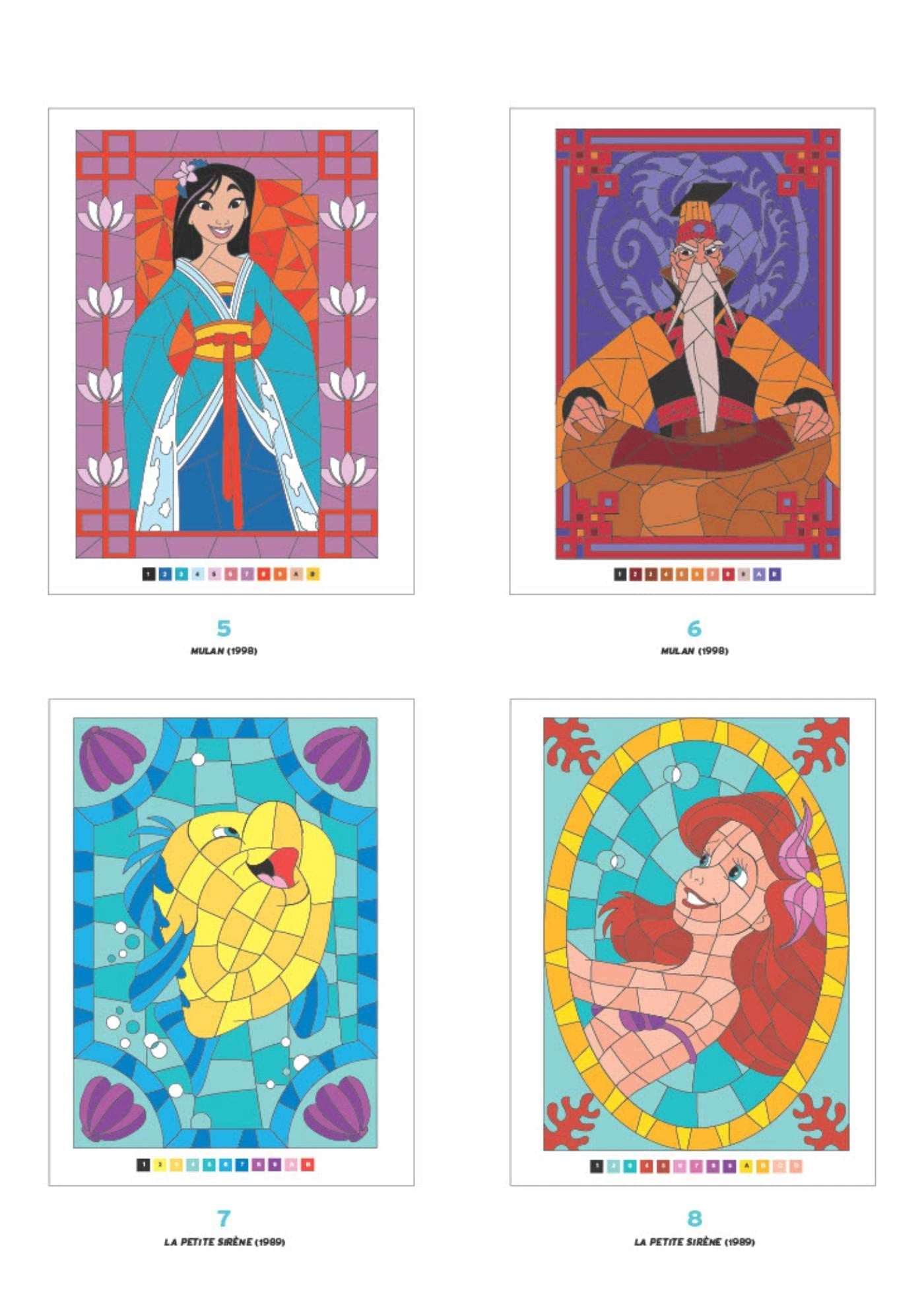 Pintura Numerada: Disney Vitral