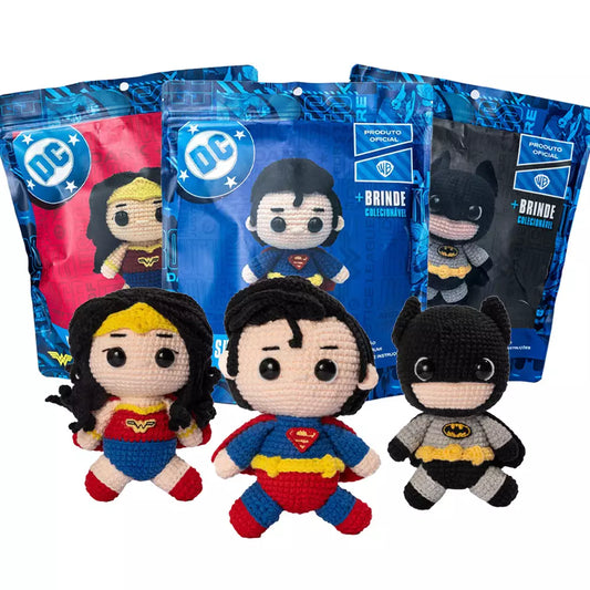 Coleçào Liga da Justica: 3 personagens DIY