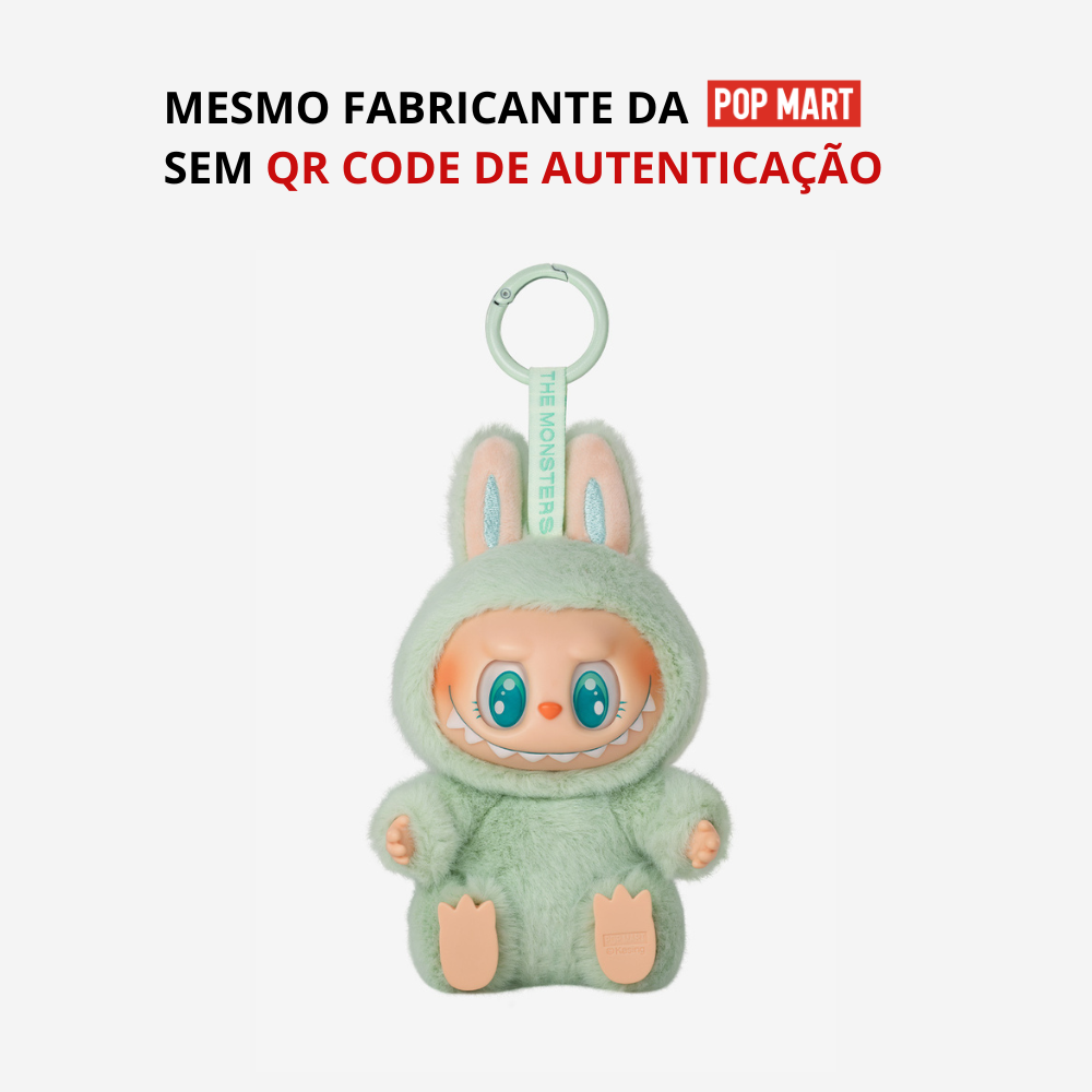 Labubu sentado Verde