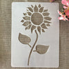 Stencils Mandalas Floral - 10pcs