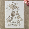 Stencils de Flores - A4/4pcs