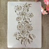 Stencils Mandalas Floral - 10pcs