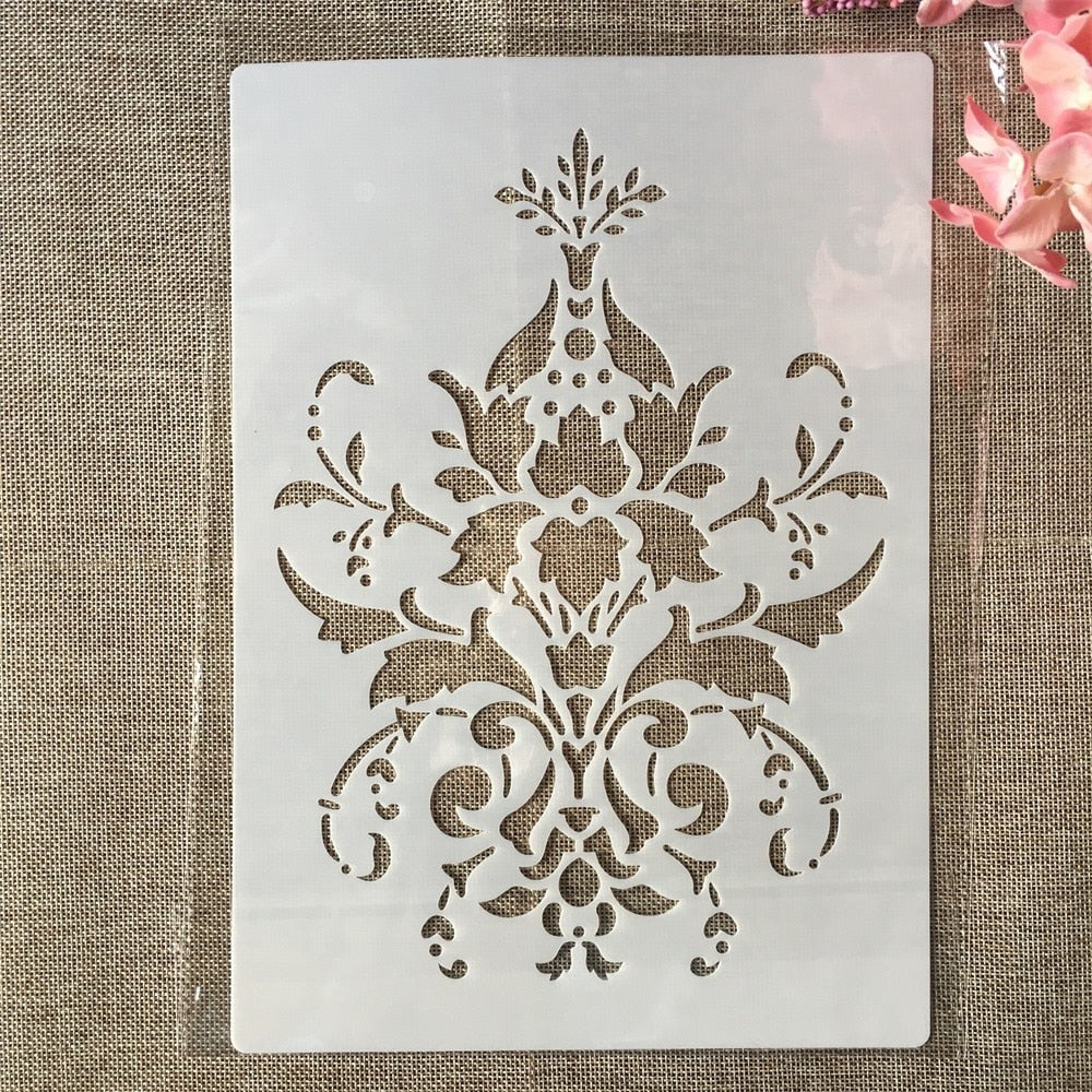 Stencils de Flores - A4/4pcs