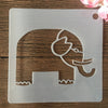 13x13cm Stencils Mundo Animal - 16Pcs