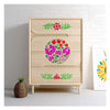 Stencils de flores 20pcs - 15x15cm