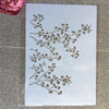 4Pcs A4 Stencils de Flores